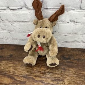 Animal Kingdom Canada Stuffed Animal Moose Plush 10 Inch